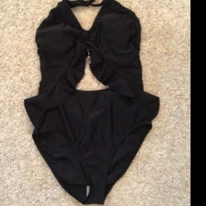 Lot of2 Bleu Ice Black one piece suit,,NWT,,Sz Med